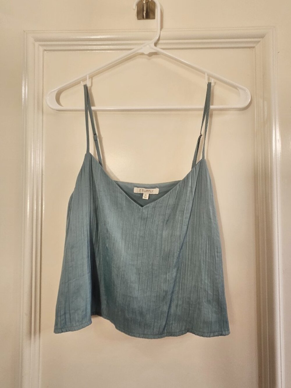 Z Supply Dusty Blue Pleated Camisole Size XS